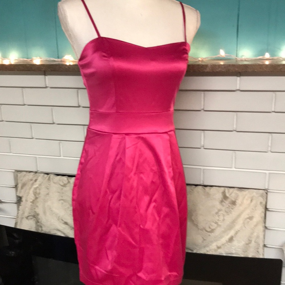 Pink cocktail dress. Size S